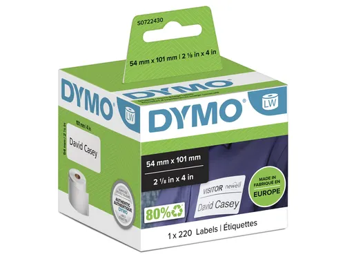 Etiket Dymo 99014 Labelprint Adreslabel Etiket 54x101mm S0722430