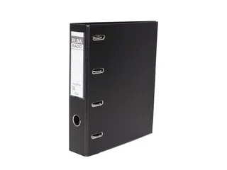 Ordner Elba Rado Plast 75mm Bank 2x A5 Mechanieken Zwart Pvc - 1