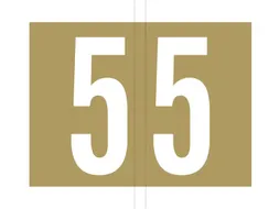 Jalema codetab 5 Goud gelamineerd, rol van 500 tabs