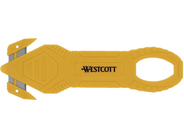 Veiligheidsmes Westcott voor dozen oranje, 5-pack