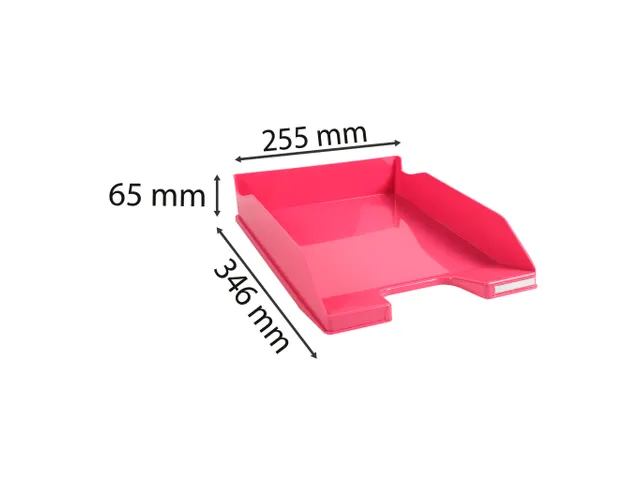 Brievenbak COMBO MID I glossy framboos