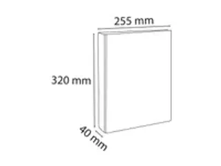 OUTLET Ringmap PP A4 4R 25m m 3dekaft geass. - 2