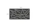Ecran de séparation acoustique motif découpé 60x120cm Noir
