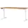 Elektrisch ihv bureau,HxBxD 720-1200x1600x800mm,blad Navarra-eiken
