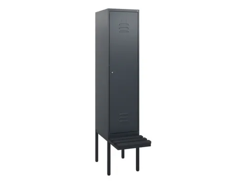 locker met bank,HxBxD 1950x400x815mm,1vak,vak B 400mm,cil.-slot
