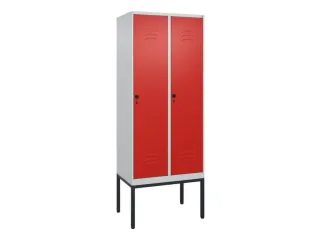 locker,HxBxD 2120x800x500mm,2vak,vak B 400mm,draaigrendel - 1