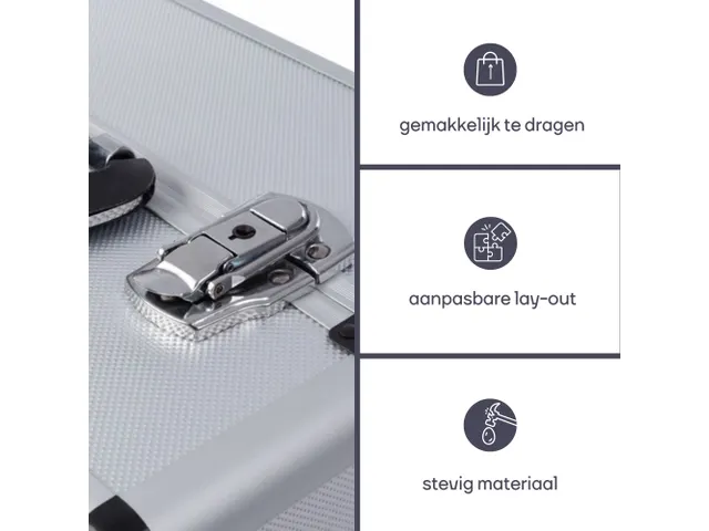 Aluminium Gereedschapskoffer 360X220X250Mm 19.8 Liter