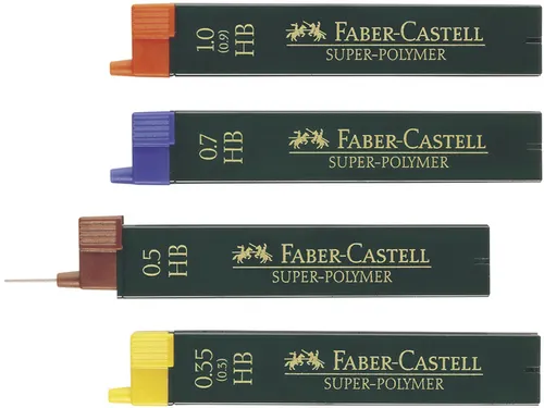 Potloodstiftjes Faber Castell Super-polymer 0.35mm Hb