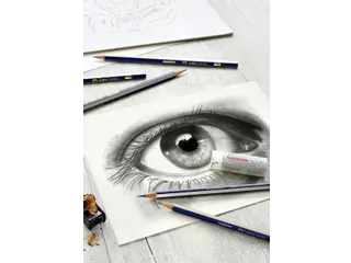 Potlood Faber-Castell 6 hardheden inclusief puntenslijper en gum - 4