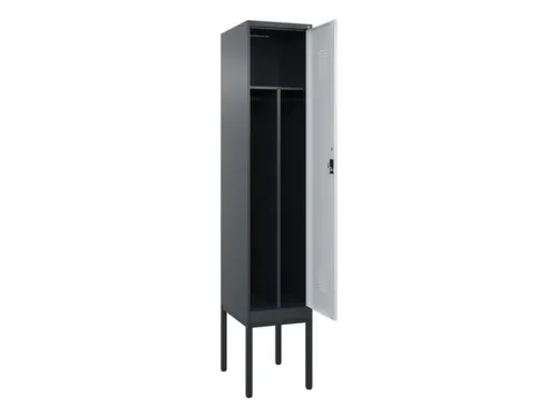locker voor scheiding van kleding,HxBxD 2120x400x500mm,1vak