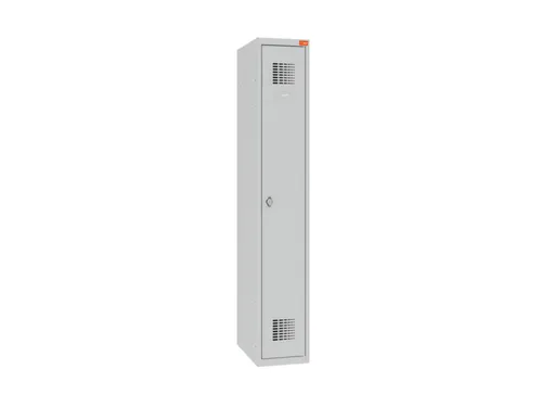lockerkast,HxBxD 1800x300x500mm,1vak,draaigrendel,sokkel,romp RAL7035