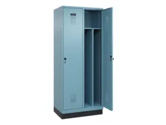 locker voor scheiding van kleding,HxBxD 1950x800x500mm,2vak