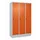 locker voor scheiding van kleding,HxBxD 1950x1200x500mm,3vak
