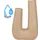 Figuur Décopatch dubbele vaas 16.5x7x25cm
