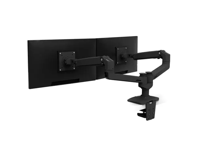 Monitorarm 2 Schermen Lx Dual Side-by-side Mat Zwart