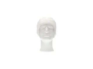 Haarnet CMT clip non-woven M 50cm PP wit 100 stuks - 2
