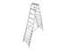 Escabeau Double Accès Aluminium Hauteur D'estrade 2 80M 2X12Marches