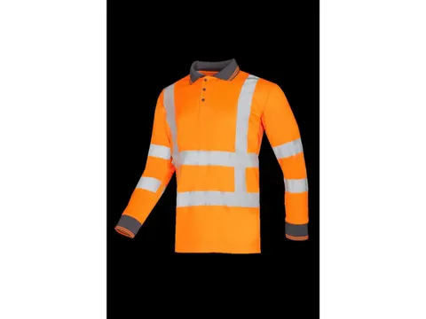 Sioen Tolke 3894 hi-viz polo, fluo oranje, maat 3XL, per stuk