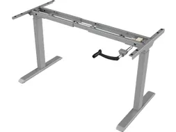 Verstelbaar Zit-Sta Bureau Frame Slinger Grijs 180Cm