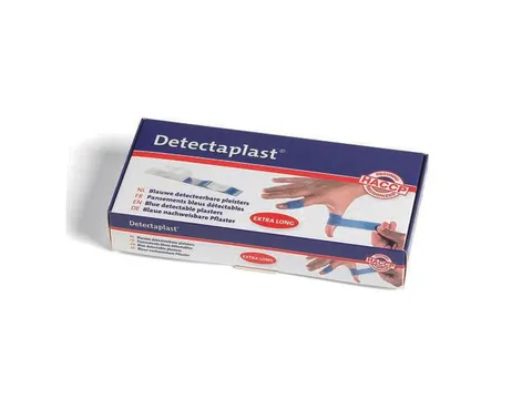 Detectaplast 8347 Textielpleister Elastisch Blauw 120x20mm 100 Stuks