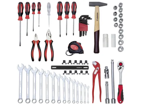 R21650057 SCHRAUBER gereedschapsset in gereedschapskoffer 57-delig