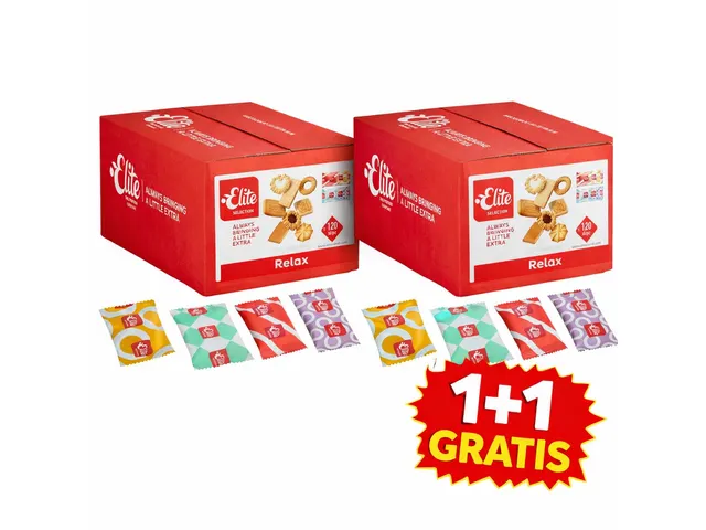 Koekjes Elite Selection Relax mix 120 stuks 1+1 Gratis