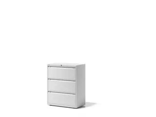 hangmappenkast,HxBxD 1000x800x470mm,3hangmappenframes,romp verkeerswit - 1