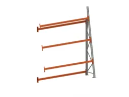 magazijnrek voor profielen,aanbouwveld,eenzijdig,HxBxD 3300x2700x700mm
