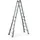 multifunctionele telescoopladder,4x5,sporten,balk L 5,29m,natuur