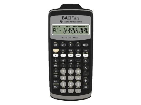 Rekenmachine Ti Ba Ii Plus