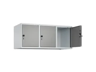 opzetkast,v. locker,3vak.,vak B 400mm,HxBxD 500x1200x500mm - 1