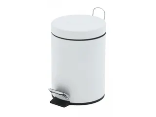 Pedaalemmer 5 Liter Wit - 1