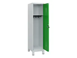 schoollocker,HxBxD 1630x400x500mm,1vak,vak B 400mm,draaigrendel,voeten