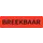 Etiket BREEKBAAR 500 etiketten Rol 75x20mm