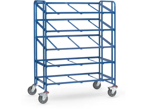 Eurobakkenwagen 1383 250kg 1250x610mm 5 Etages Open Frame Ral5007