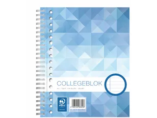 Collegeblok Work A5 lijn 80vel 70g 17-gaats - 2
