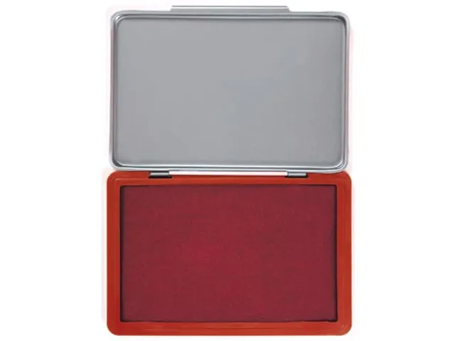 Stempelkussen 110x70mm Rood