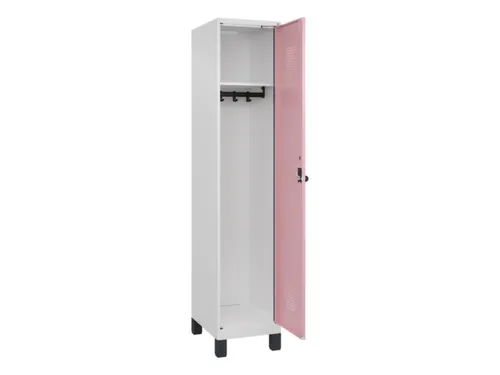 locker,HxBxD 1950x400x500mm,1vak,vak B 400mm,draaigrendel,voeten
