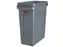 Afvalbak Rubbermaid Slim Jim VT 60 Liter grijs