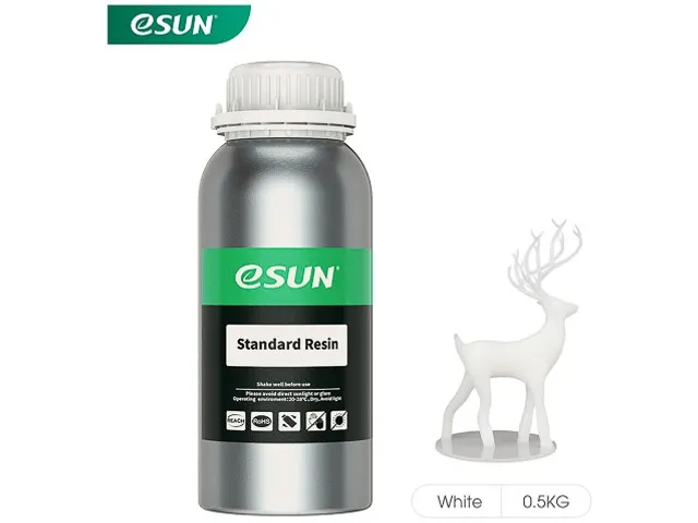 eSUN UV/LCD standard Resin 3D-printerhars Wit 1kg 405nm