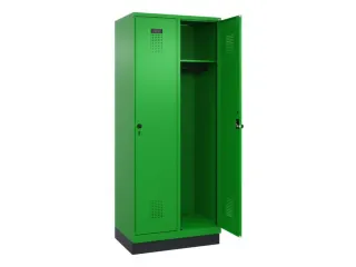 locker,HxBxD 1950x800x500mm,2vak,vak B 400mm,draaigrendel,sokkel - 2
