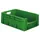 Euronorm Stapelkrat Groen 210x600x400mm 38l Gesloten Grijpopening