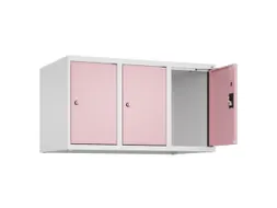 opzetkast,v. locker,3vak.,vak B 300mm,HxBxD 500x900x500mm,cilinderslot