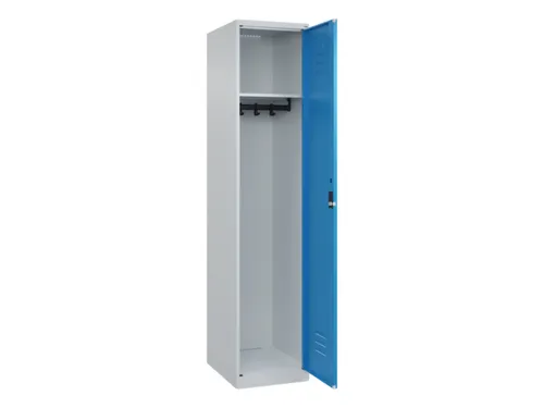 locker,HxBxD 1850x400x500mm,1vak,vak B 400mm,cil.-slot,staand op vloer