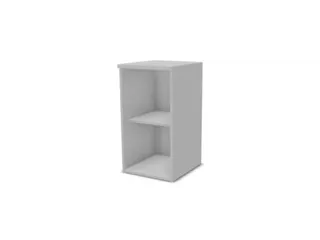 kantoorstelling,opbouwelement,HxBxD 740x400x445mm,MP-lichtgrijs - 1