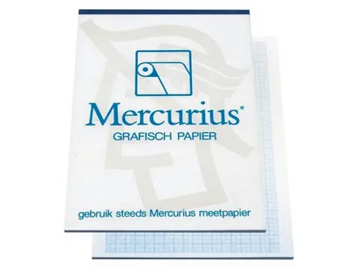 millimeterpapier, ft A4, blok van 50 vel