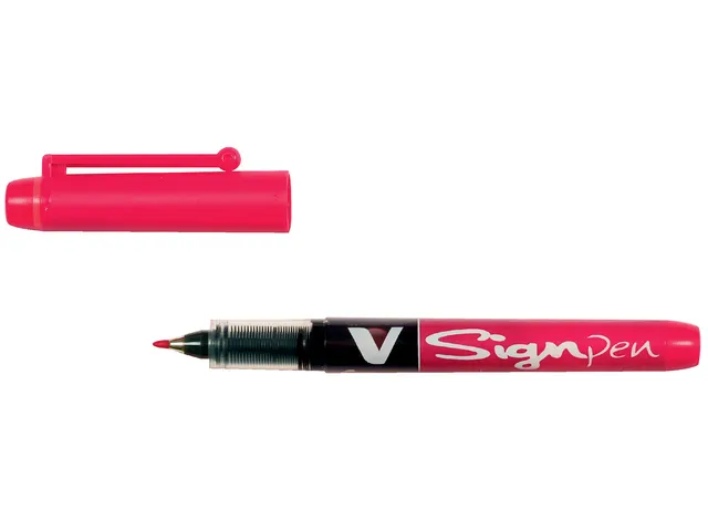 Fineliner Pilot V-Sign Pen Medium Punt Rood