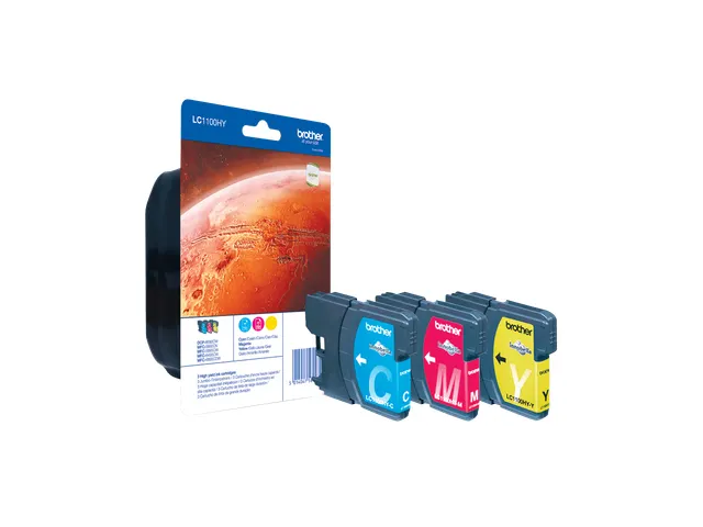 Brother LC-1100HYRBWBP inktcartridge met hoge capaciteit