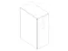 armoire à pharmacie HxlxP 1162x450x800mm 1tiroir(s) finition cerisier