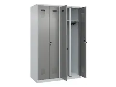 locker voor scheiding van kleding,HxBxD 1850x1200x500mm,4vak
